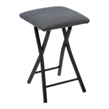 Tabouret pliant -  Gris - H 48 cm