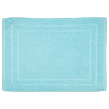 Tapis de bain en coton - Bleu - 50 x 70 cm