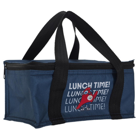 Lunch box avec boite et pain de glace - Mascotte JO 2024 - Bleu