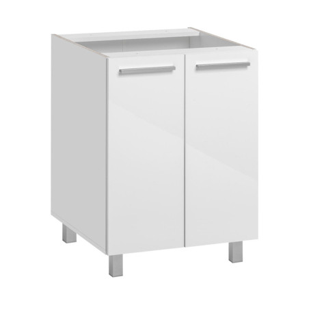 Meuble bas de cuisine Salma - Blanc - L 60 x H 81 cm