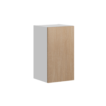 Placard haut de cuisine "Roma" - Blanc/Beige - L 40 x H 72 x P 30 cm