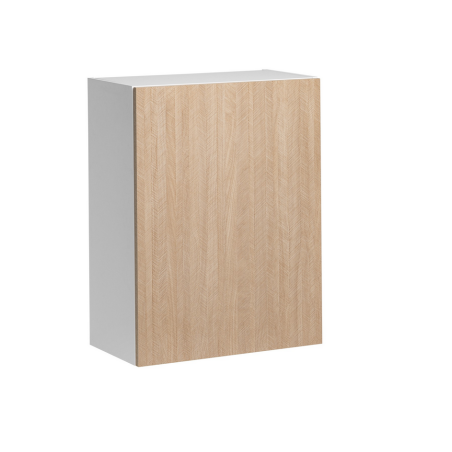 Placard haut de cuisine "Roma" - Blanc/Beige - L 60 x H 72 x P 30,4 cm