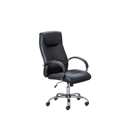 Fauteuil de bureau pivotant "Ottimo" - Noir - L 71 x P 62 x H 111 cm