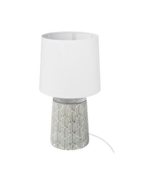 Lampe de chevet avec socle design - H 35,5 cm - Grès