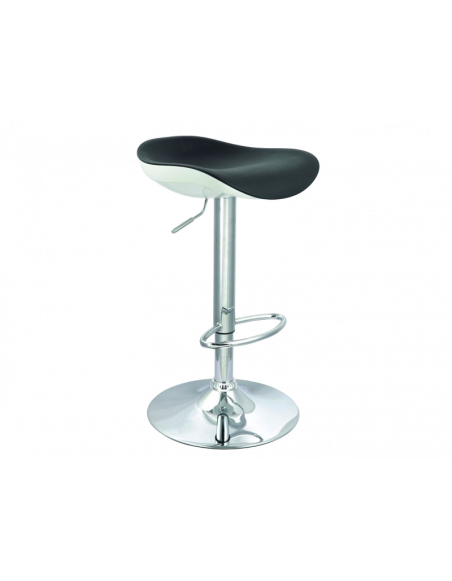 Tabouret de bar réglable - C631 - 44 x 40 x 65-87 cm - Noir