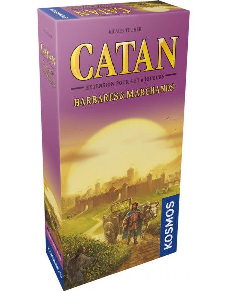 Jeu de société Catan - Barbares et Marchands - 5 à 6 joueurs - Dès 10 ans - Extension