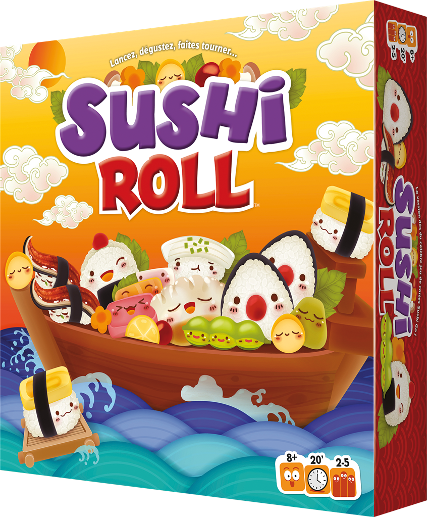 Jeu de société Sushi Roll - Cocktail Games - 2 à 5 joueurs - Dès 8