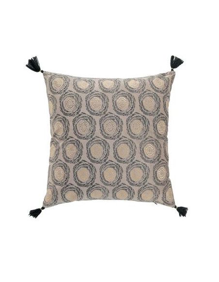 Coussin en velours Onyxia - L 45 cm x l 45 cm