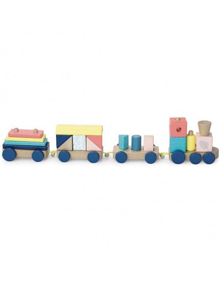 Train de cubes  Sous la canopée - Vilac - Jeux et jouets